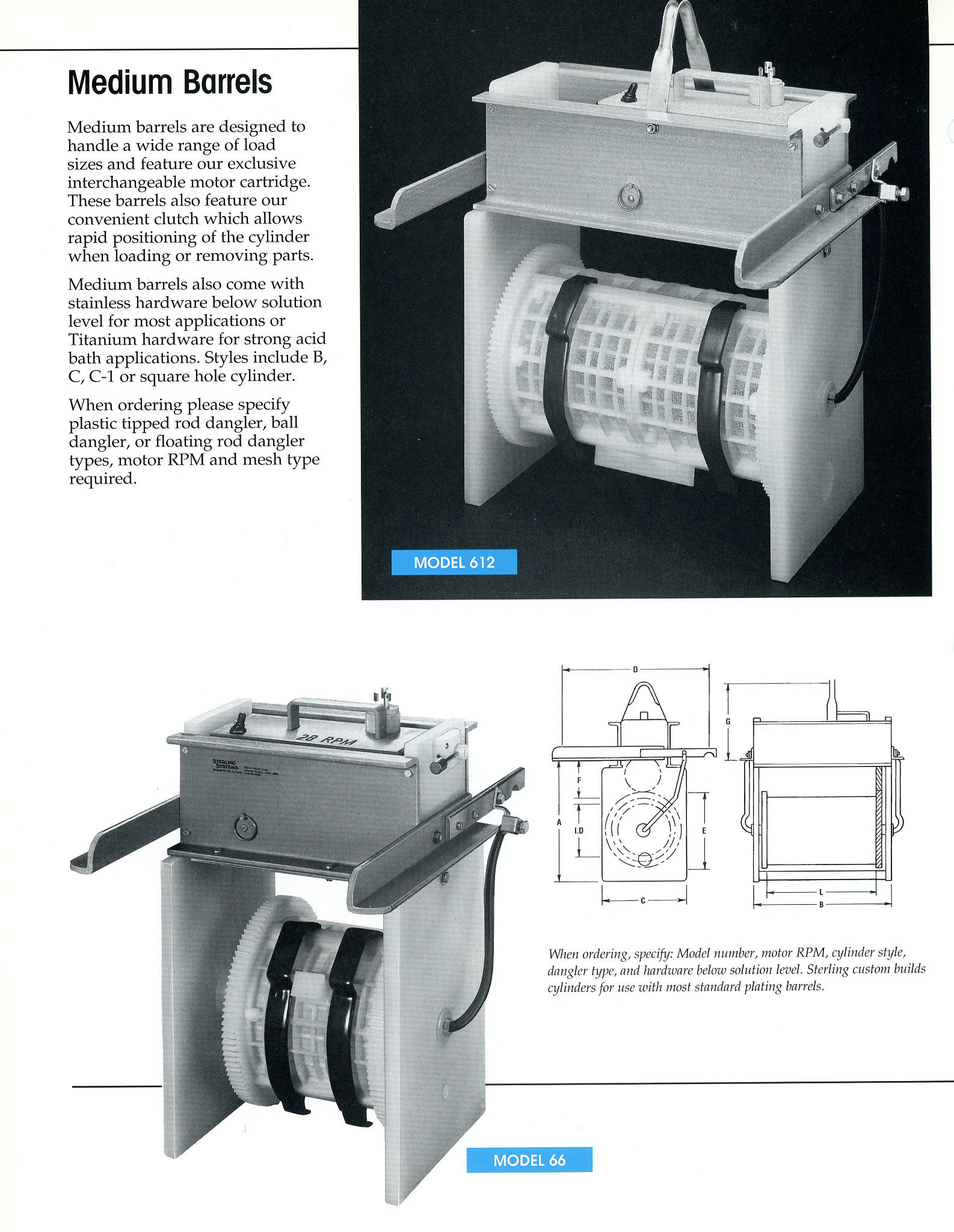 Plating Barrels Electronic Surface Technology